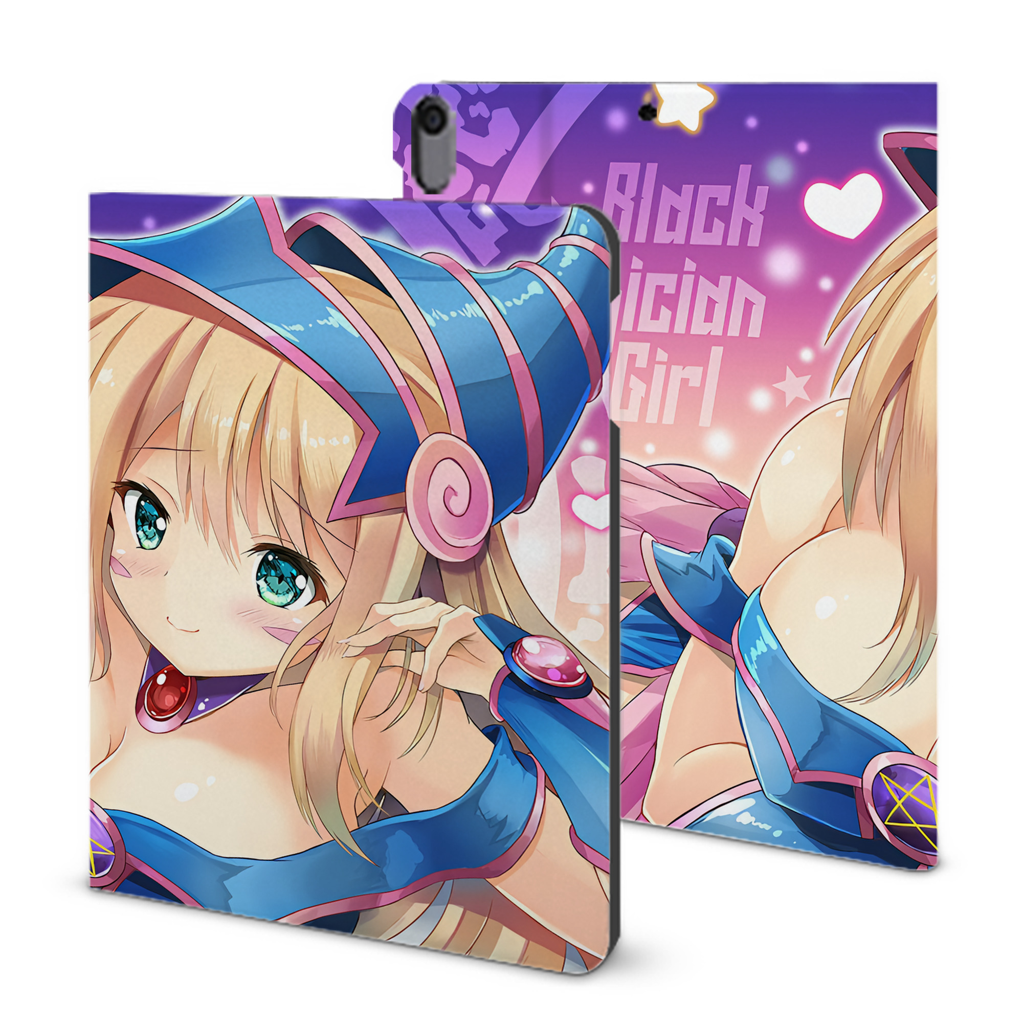 （画像用） 遊☆戯☆王 Yu-Gi-Oh! IPad ケース ブック型 PUレザー TPU 耐衝撃 軽量 薄型 ペン収納なし 全面保護 IPad 各モデル対応